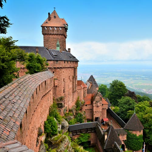 Château du Haut Koenigsbourg en VTC