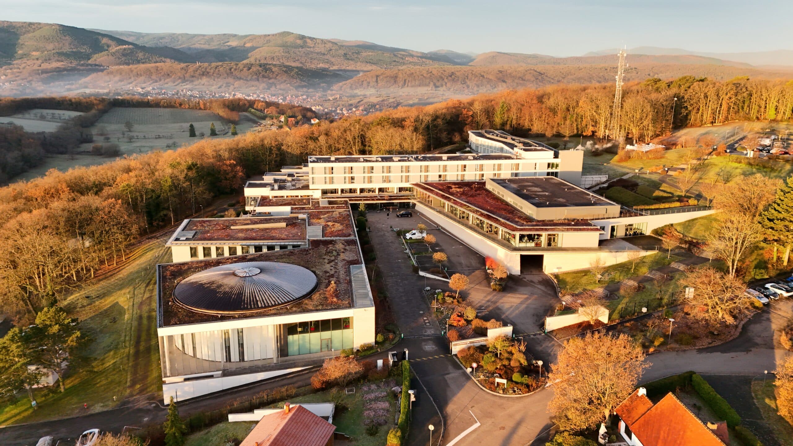 Transfert Bischenberg séminaire — Elsass VTC Centre de congrès Le Bischenberg — navette séminaire chauffeur privé Elsass VTC