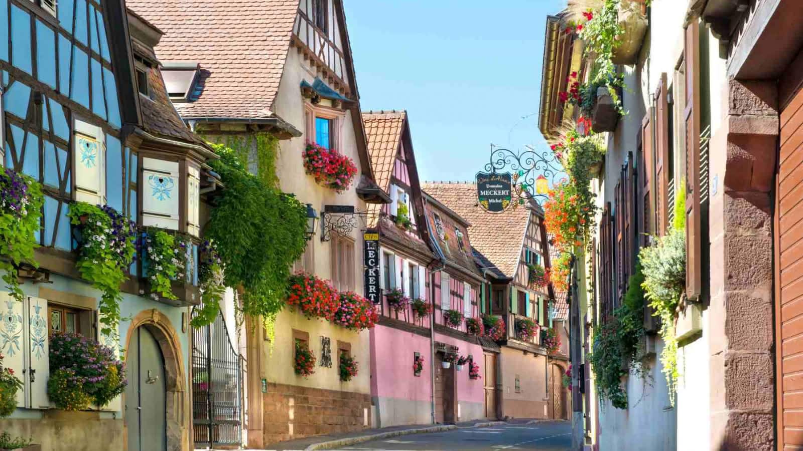Rues et maisons vigneronnes de Heiligenstein — Village Route des Vins Bas-Rhin