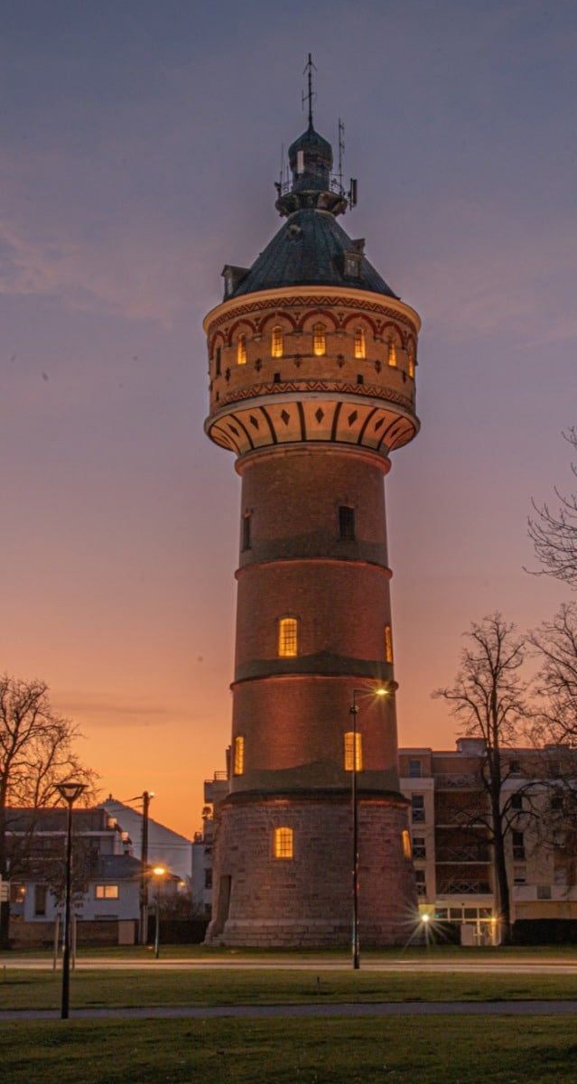 Chauffeur VTC Sélestat — Elsass VTC Alsace VTC Sélestat — Château d'eau de la ville, chauffeur privé Elsass VTC